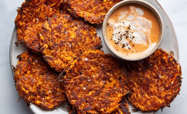 Galettes de patate douce d’Ottolenghi