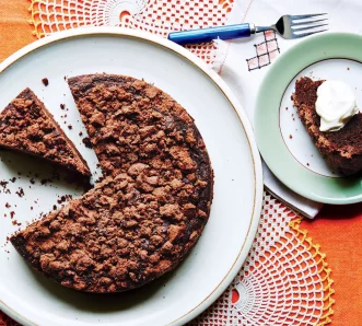 Gâteau miettes chocolatées