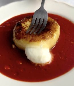 Gnocchi géant à la mozzarella