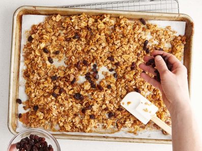 Granola avec raisins secs