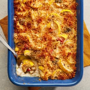 Gratin de courgettes façon mille feuilles