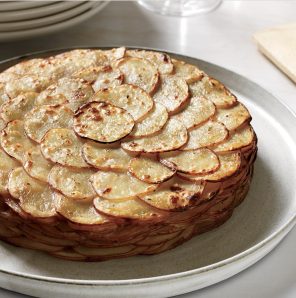 Gratin de pommes de terre en fleur