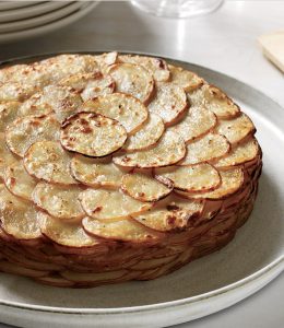 Gratin de pommes de terre en fleur