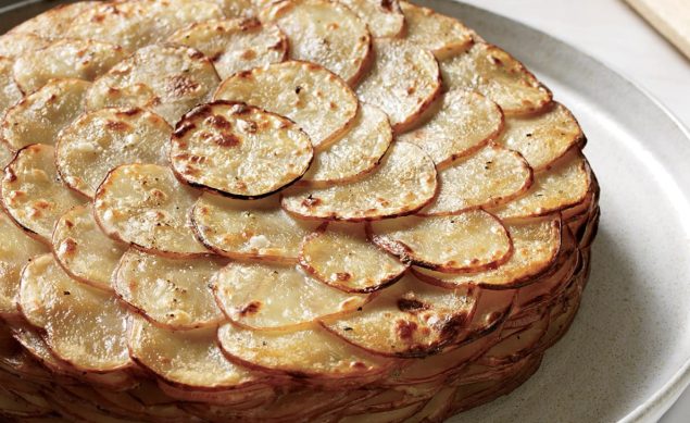 Gratin de pommes de terre en fleur