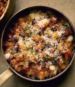 Gratin de rutabagas Ottolenghi