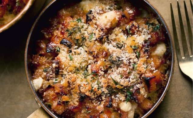 Gratin de rutabagas Ottolenghi