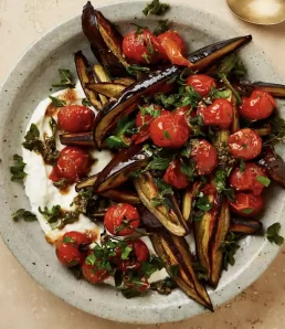 Salade aux aubergines d’Ottolenghi