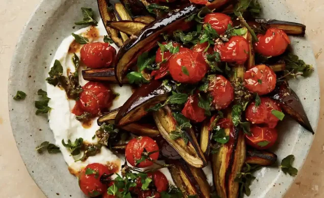 Salade aux aubergines d’Ottolenghi