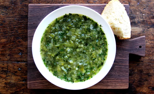 Sauce vierge poireaux de Perla Servan Schreiber