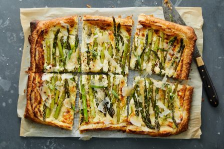 La tarte printanière aux asperges