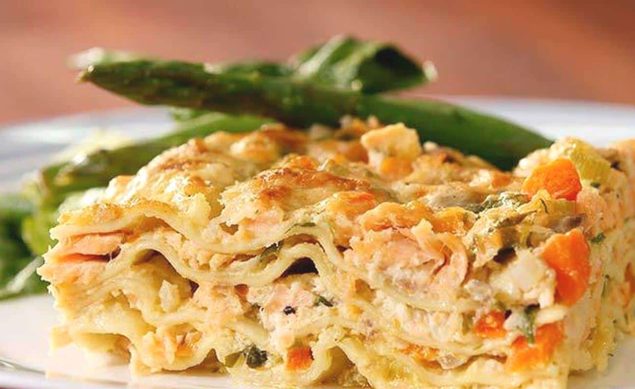 Lasagnes au saumon onctueuses
