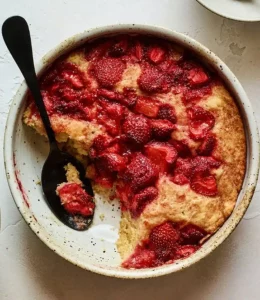 Gâteau fraises à la cuillère