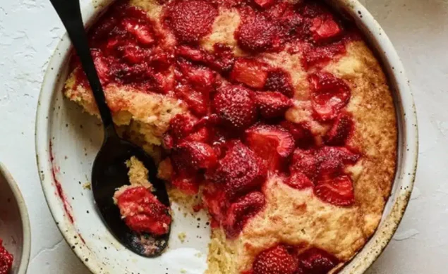 Gâteau fraises à la cuillère