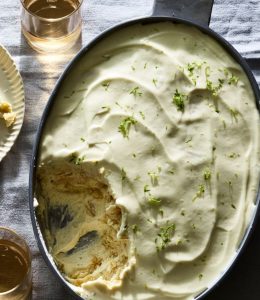 Lime cracker pie