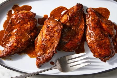 Le poulet au vinaigre balsamique