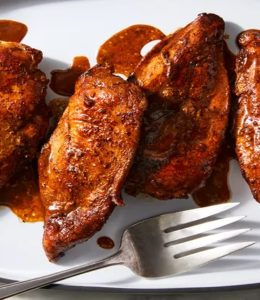 Le poulet au vinaigre balsamique