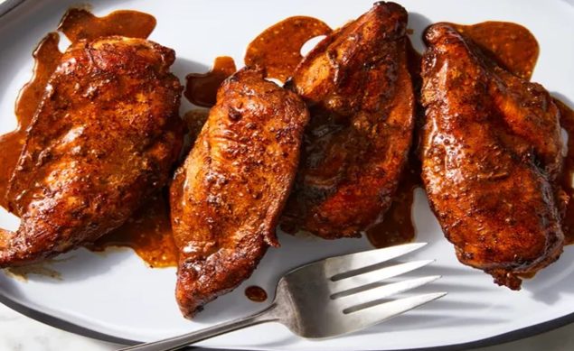 Le poulet au vinaigre balsamique
