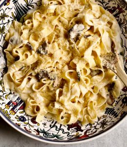 Linguine truffe et mascarpone