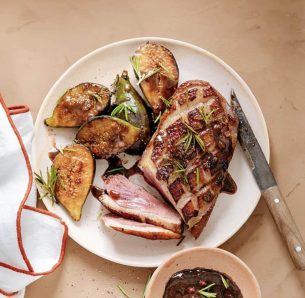 Magret de canard aux figues