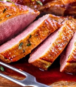 Magret de canard à l’orange