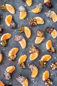 Mandarines au chocolat