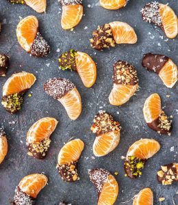 Mandarines au chocolat