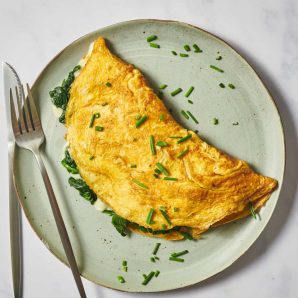 Omelette aux herbes fraîches