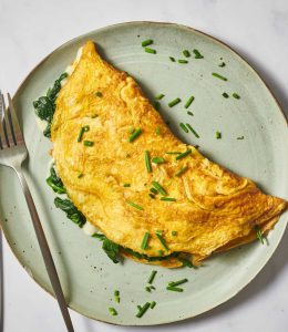 Omelette aux herbes fraîches