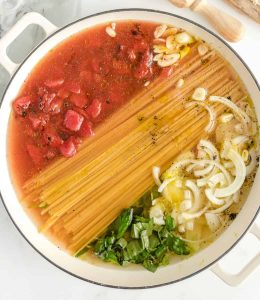 one pan pasta Martha Stewart