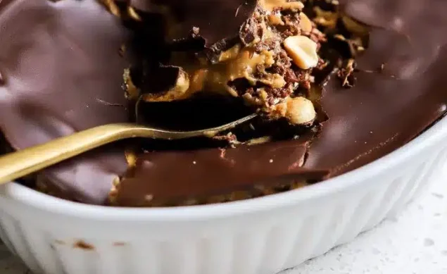 Overnight oat caramel chocolat