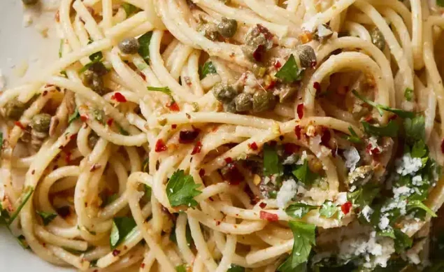Pâtes anchois