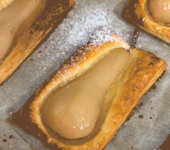 Poires feuilletées