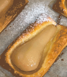 Poires feuilletées