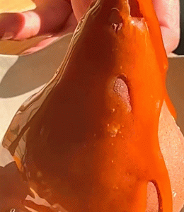 Poires salées caramel noix de coco