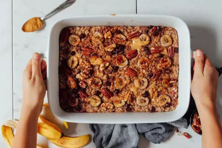 Porridge chocolat et banane