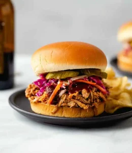 Pulled pork sandwich