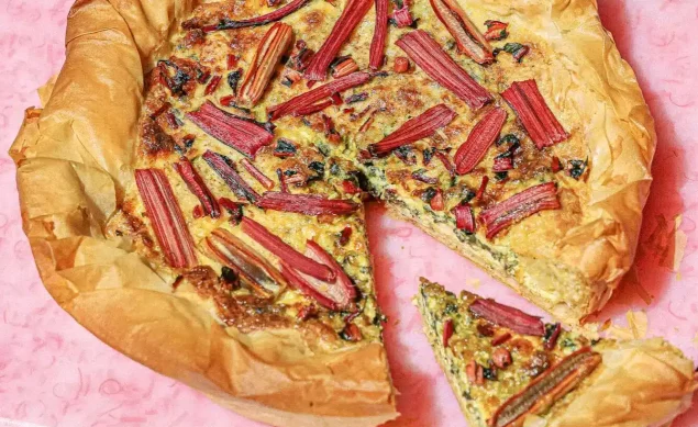 Quiche blettes et cheddar