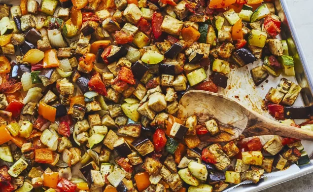 Ratatouille à la plaque