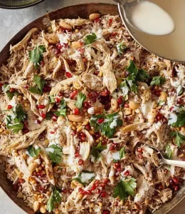 Riz à l'agneau et poulet d'Ottolenghi