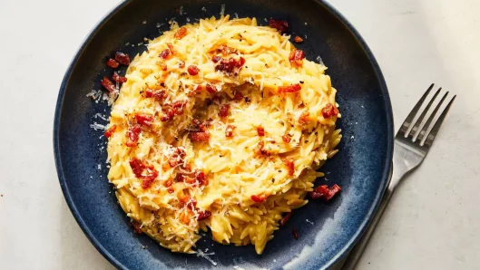 Risotto carbonara