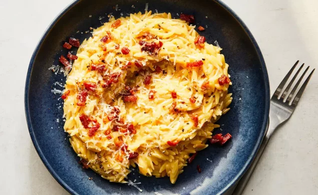 Risotto carbonara