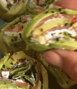 Roulés avocat saumon