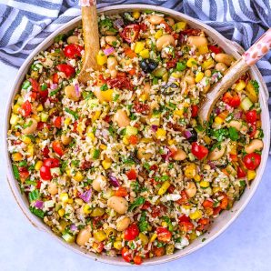 Salade de riz au miel