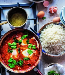 Sambal aux oeufs chakchouka
