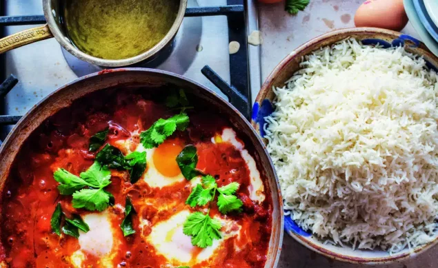 Sambal aux oeufs chakchouka