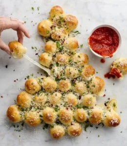 Sapin Noël mozzarella