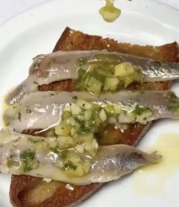 Toast sardines marinées au citron