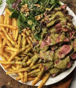 Sauce verte entrecôte