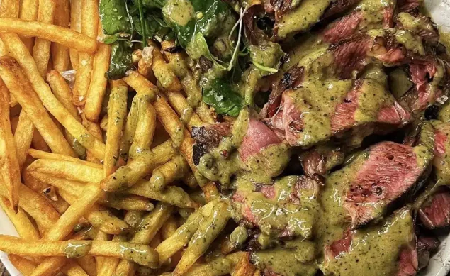 Sauce verte entrecôte