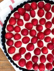 Tarte framboise et mascarpone de Béatrice